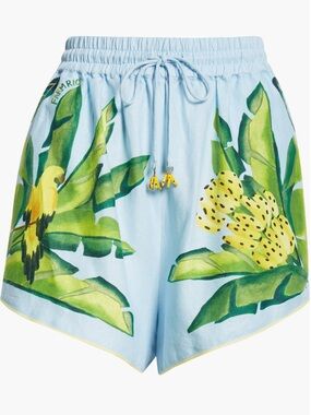 Farm Rio Linen Banana Shorts